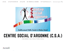 Tablet Screenshot of csargonne.fr